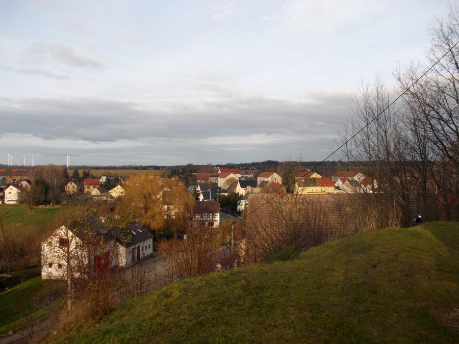 View of Gerstenberg from the church hill