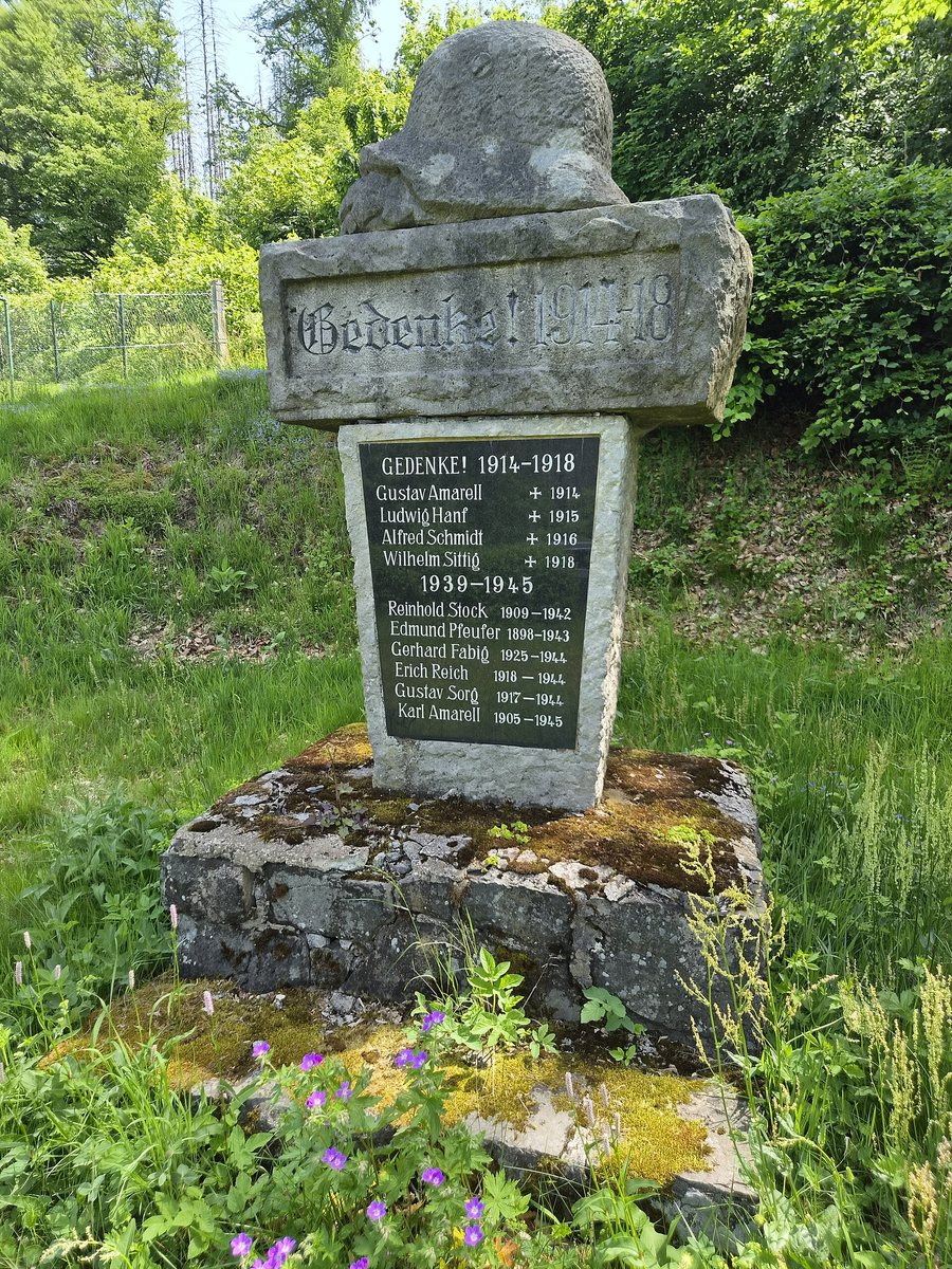 War memorial Silbach, Schleusingen 2