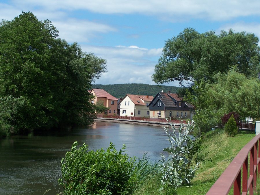 Am Werraufer in Tiefenort