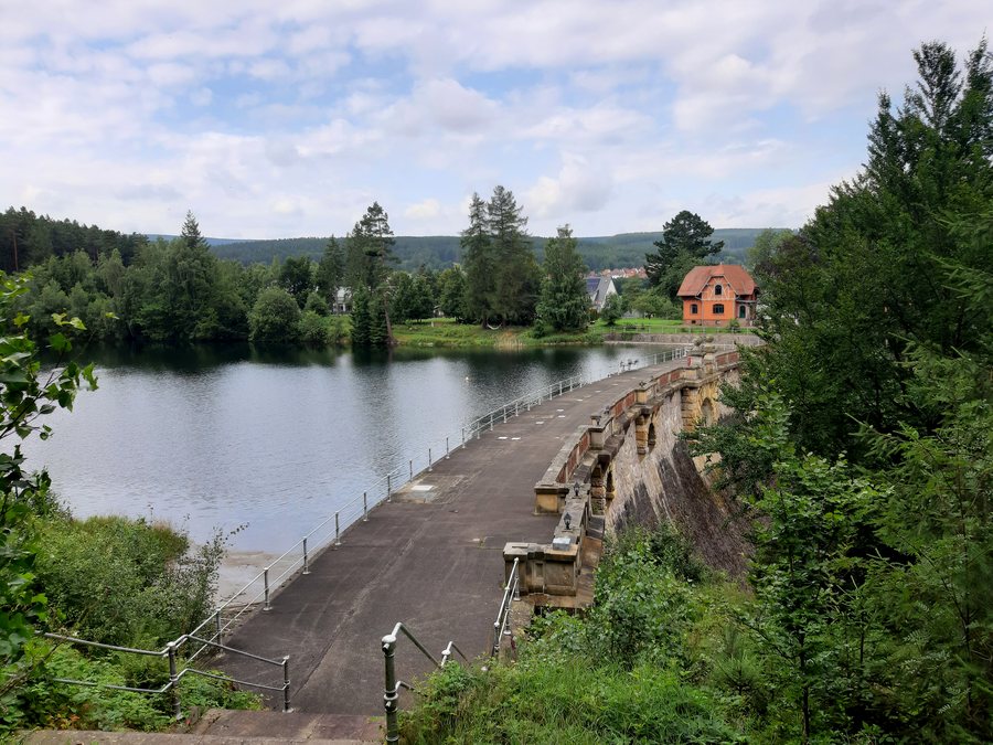 Staumauer Alte Talsperre Tambach-Dietharz