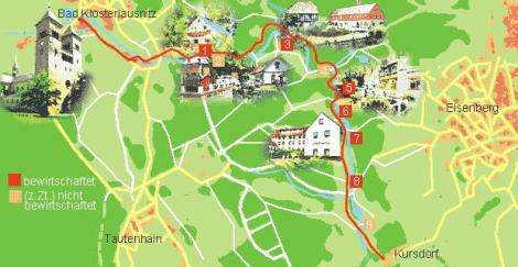 Eine Wanderung durch das Mühltal bei Eisenberg
